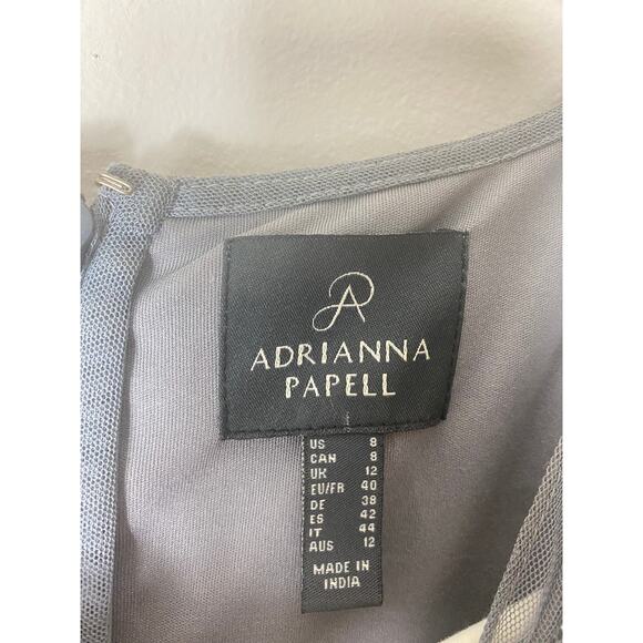 NWT ADRIANNA PAPELL DRESS GOWN MOTHER OF THE BRIDE FORMAL EVENING WEDDING GUEST - Picture 4 of 16